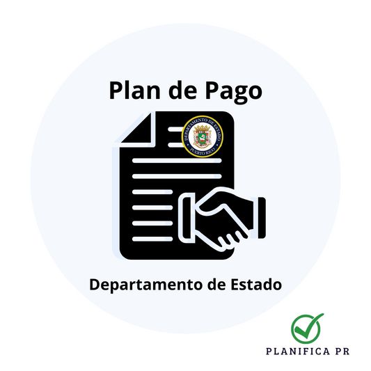 Tramite de Plan de Pago con el Departamento de Estado